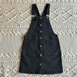Black jean button up dress skirtall size 10 OshKosh B’Gosh